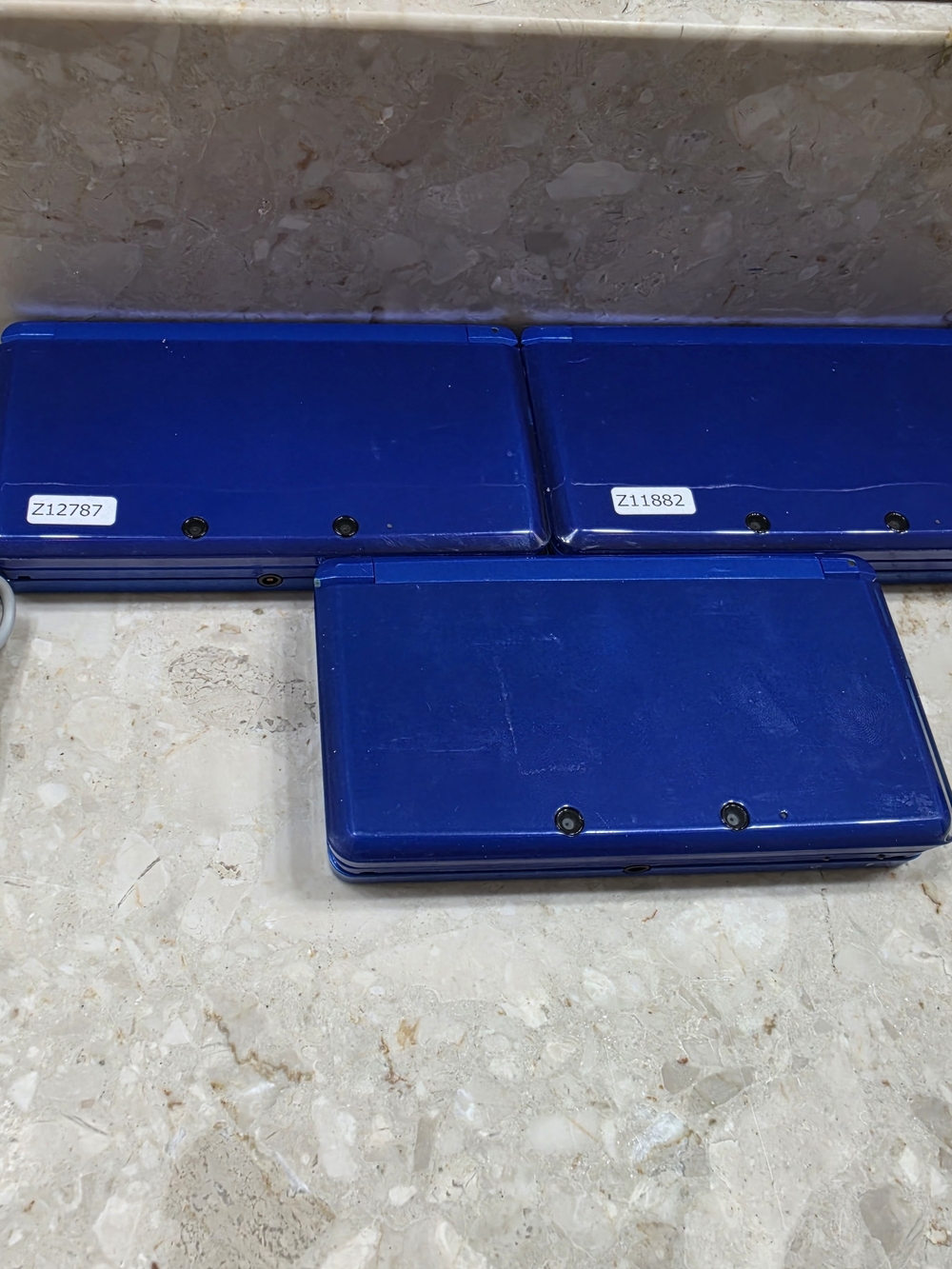 1X Nintendo 3DS COBALT blue With 64gb Charger Handheld Console System Japan